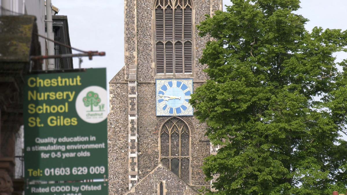 St Giles Nursery Church Clock School promotional video